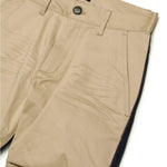Dsquared2 Kids Pantaloni Beige in Gabardina per Bambini (dettaglio)