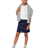 Michael Kors Kids T-Shirt Bianca Con Logo per Bambine