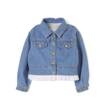 Elisabetta Franchi La Mia Bambina Giubbino Denim per Neonate