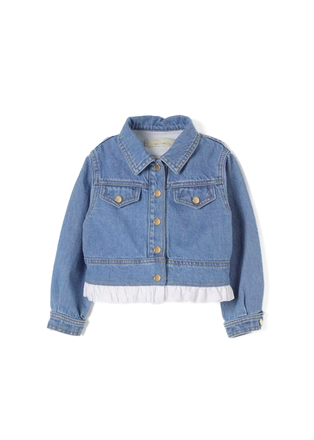 Elisabetta Franchi La Mia Bambina Giubbino Denim per Neonate