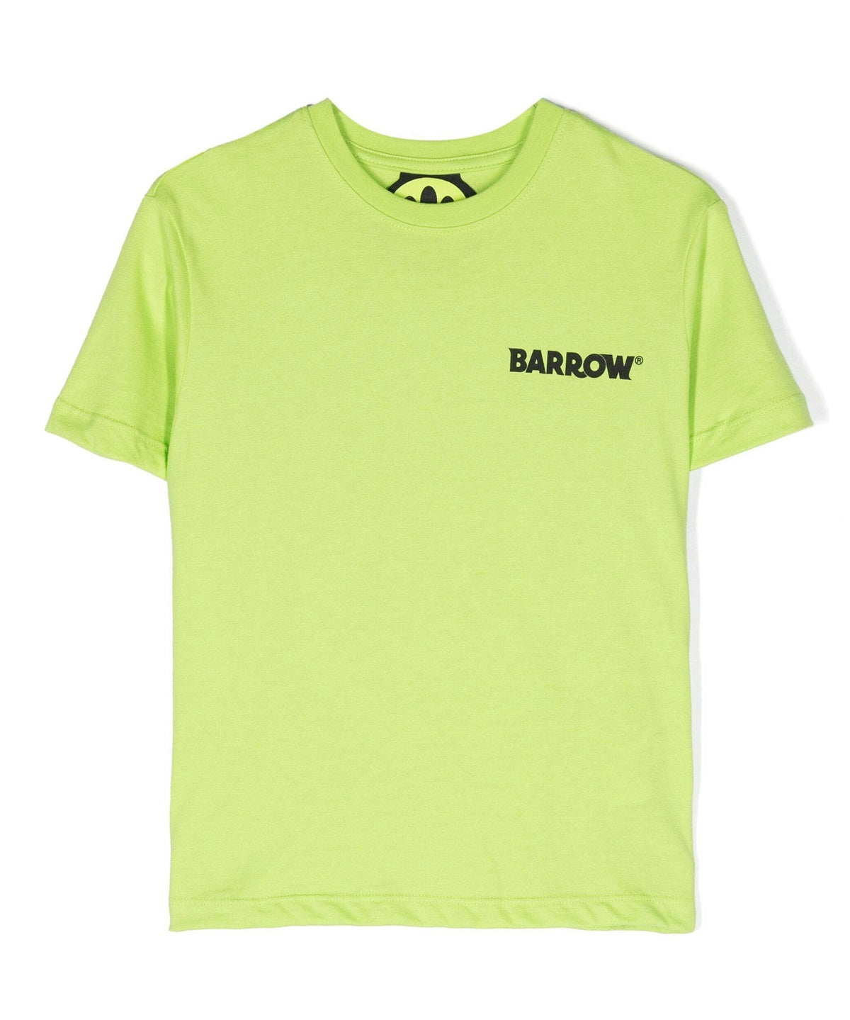 Barrow Kids T-shirt Cedro con Stampa Logo e Smile fronte
