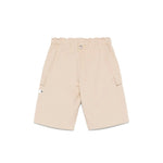 Moschino Kids Bermuda Cargo Beige per Bambini (retro)