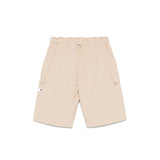 Moschino Kids Bermuda Cargo Beige per Bambini (retro)