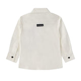 John Richmond Kids Camicia Bianco con Logo per Neonati
