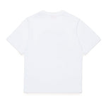 Diesel Kids T-Shirt Bianca con Logo Oval D per Bambini (retro)