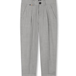 Boss Kids Pantaloni Grigio Straight Fit per Bambini