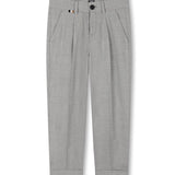 Boss Kids Pantaloni Grigio Straight Fit per Bambini