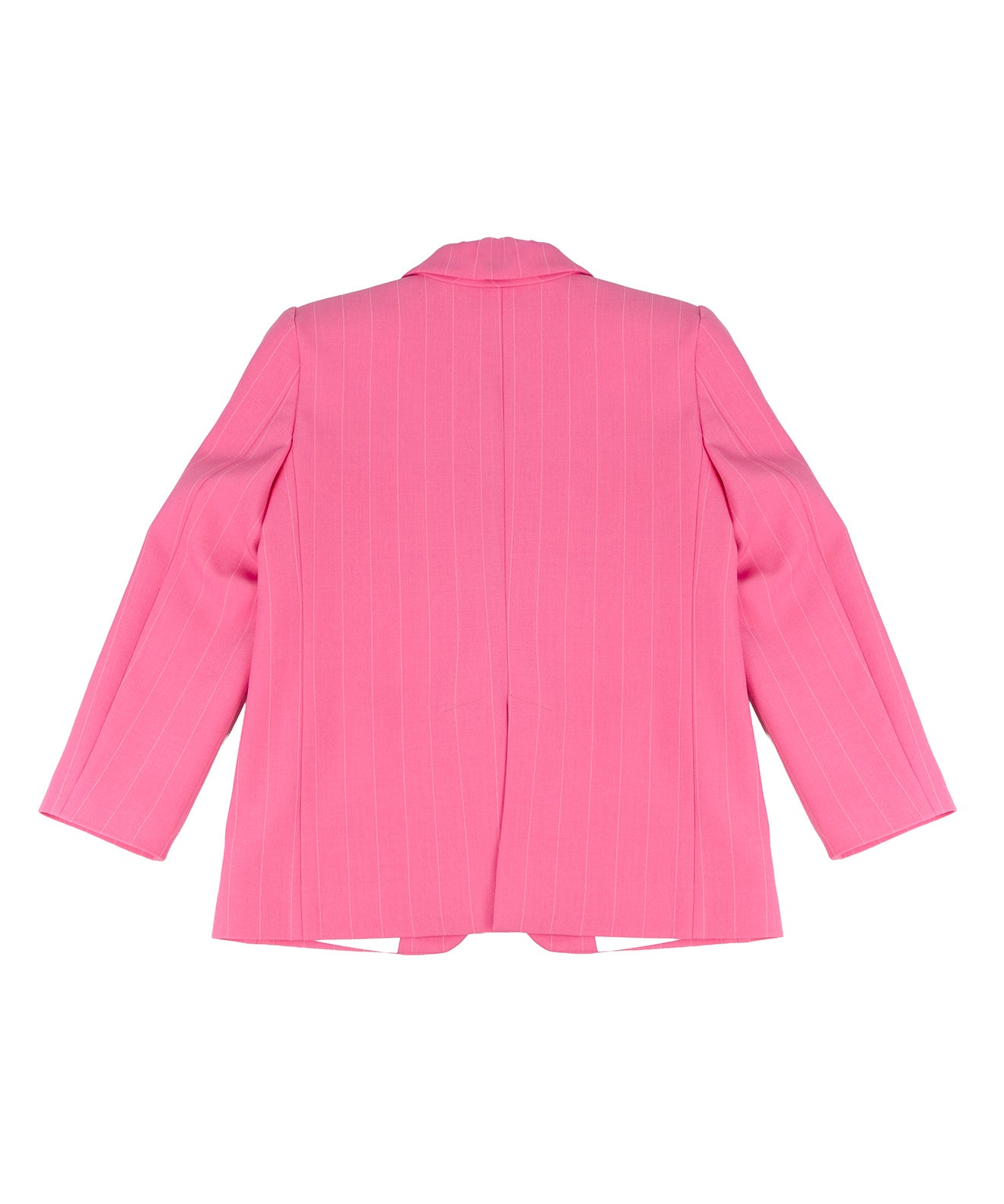 A'lapage Kids Giacca Gessata Fucsia con Fiocco per Bambine