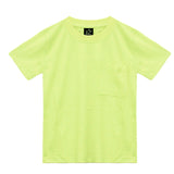 4GIVENESS T-shirt Giallo Fluo per Bambini (fronte)