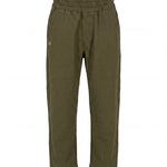 Daniele Alessandrini Kids Pantalone Verde Militare con Logo per Bambini