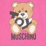 Moschino Kids Abito Fucsia con Stampa Toy per Bambine
