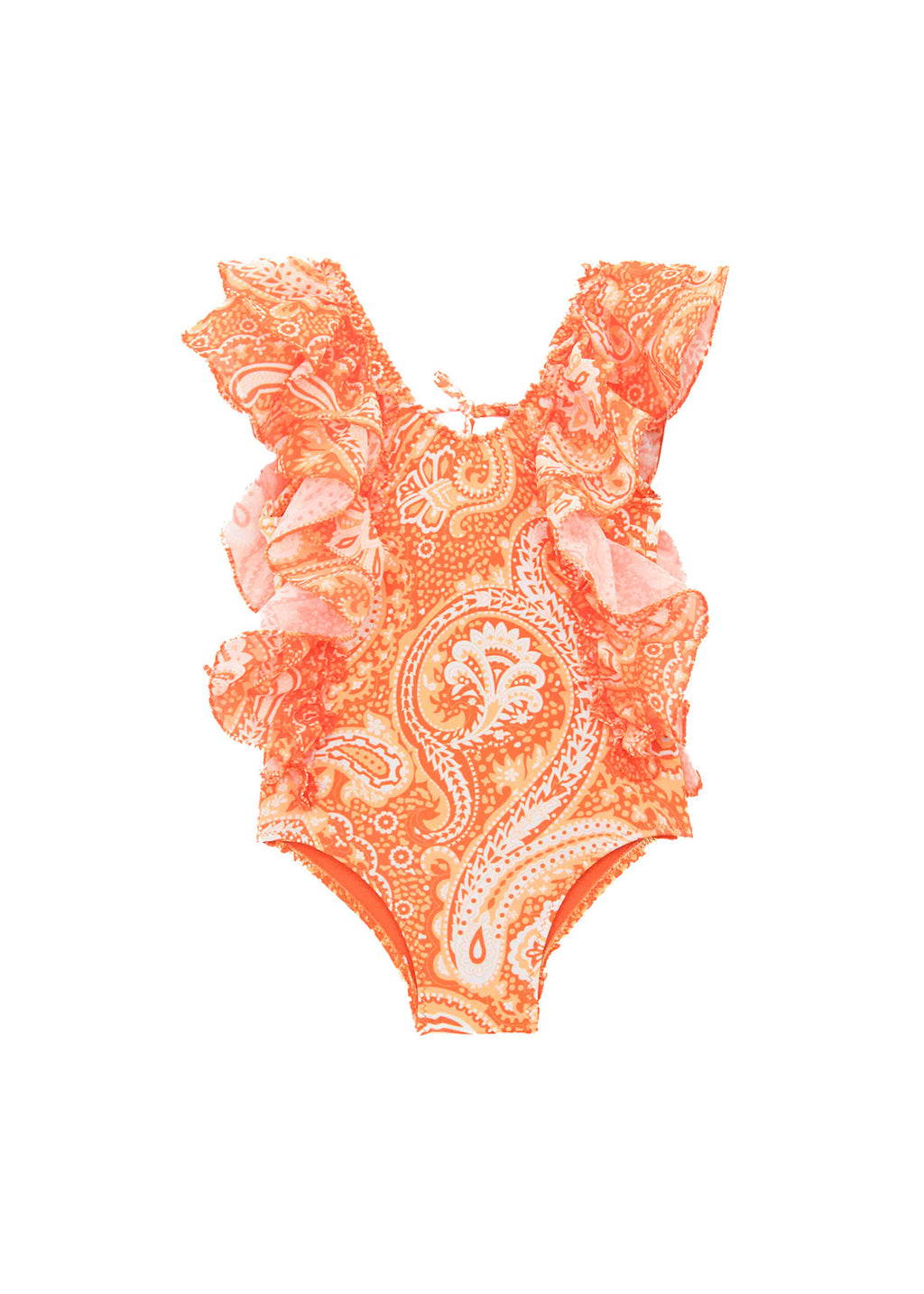 EffeK Costume Monokini Fantasia Arancione per Bambine