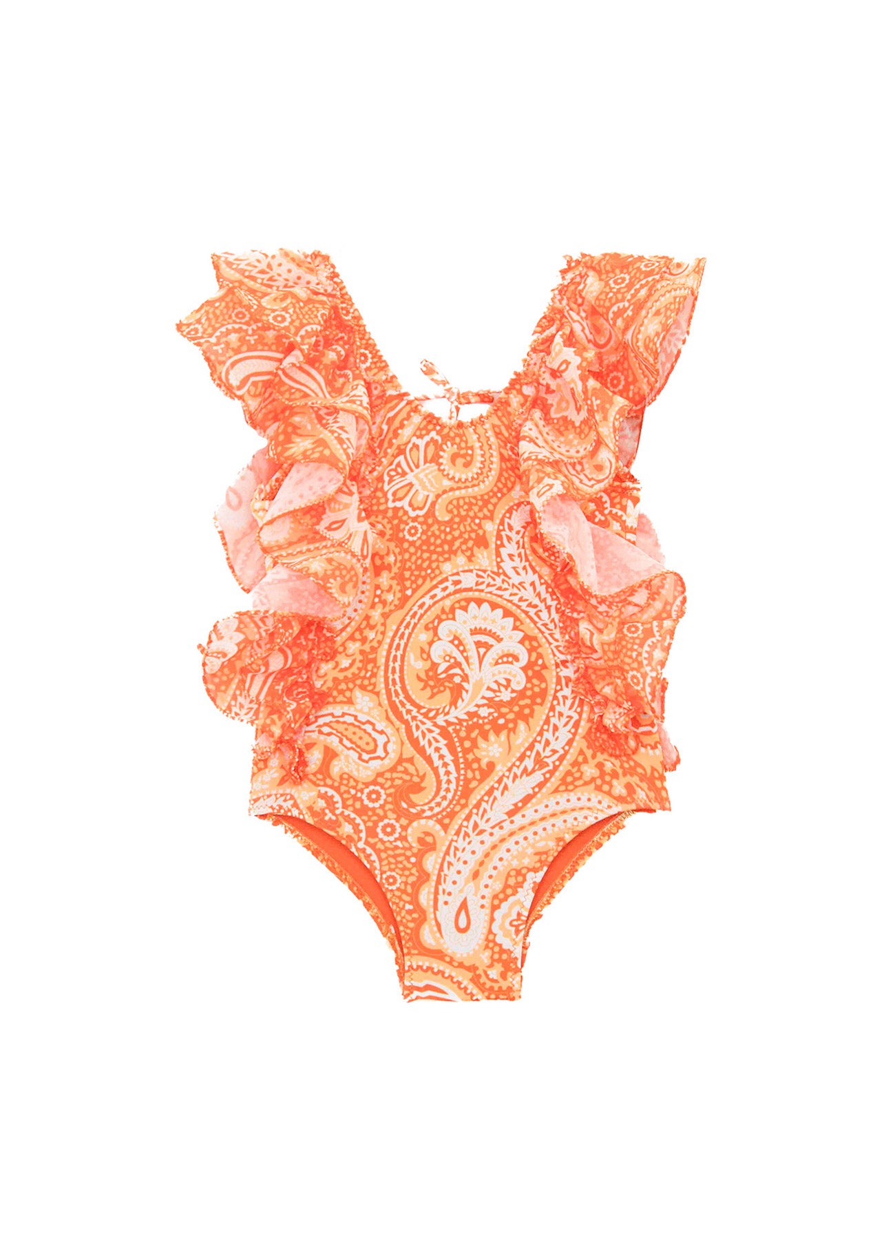 EffeK Costume Monokini Fantasia Arancione per Bambine