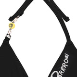 Barrow Kids Costume Bikini Nero con Logo per Bambine