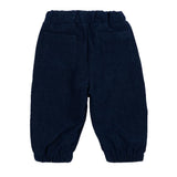 Palm Angels Kids Pantalone in Denim Blu con Logo per Neonati