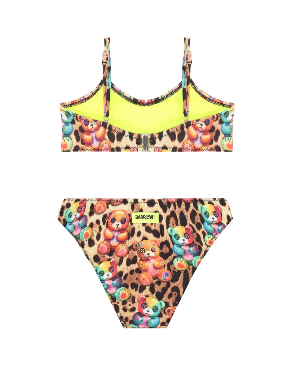 Barrow Kids Costume a Fascia Fantasia Leopardato Multicolor per Bambine