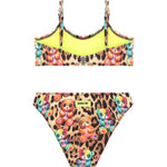 Barrow Kids Costume a Fascia Fantasia Leopardato Multicolor per Bambine