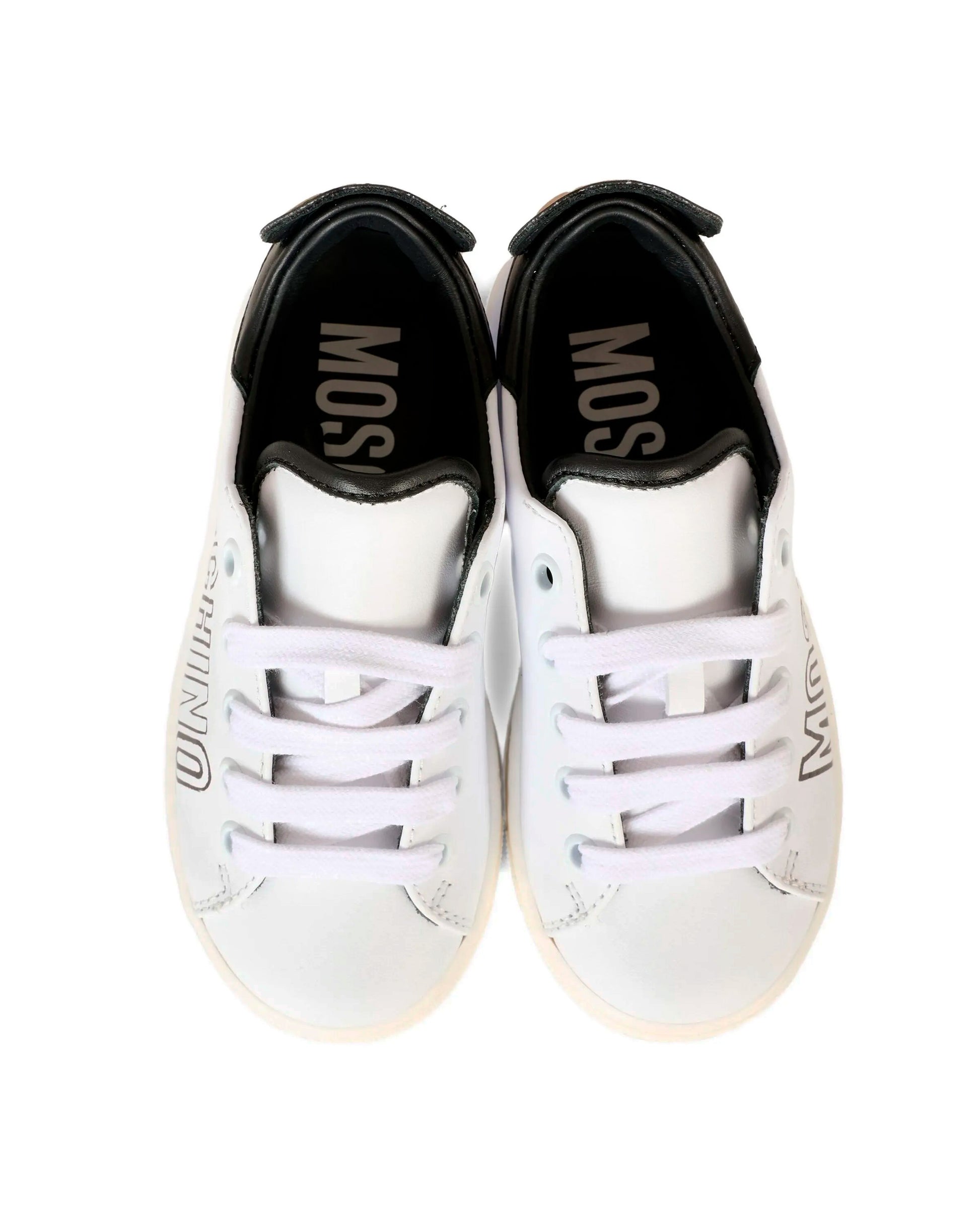 Moschino Kids Sneakers con Logo Teddy e Scritta Laterale per Bambini
