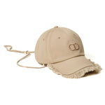 Twinset Kids Cappello Canapa Sfrangiato per Bambine