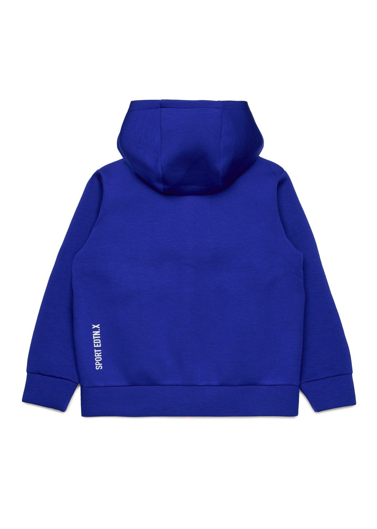 Dsquared2 Kids Felpa Blu con Cappuccio Sport EDTN per Bambini (retro)