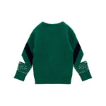 Iceberg Kids Maglione Petrolio con Logo per Neonati (retro)