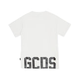Gcds Kids T-Shirt Bianca con Logo
