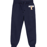 Moschino Kids Pantaloni Joggers Neri con Logo per Bmabini