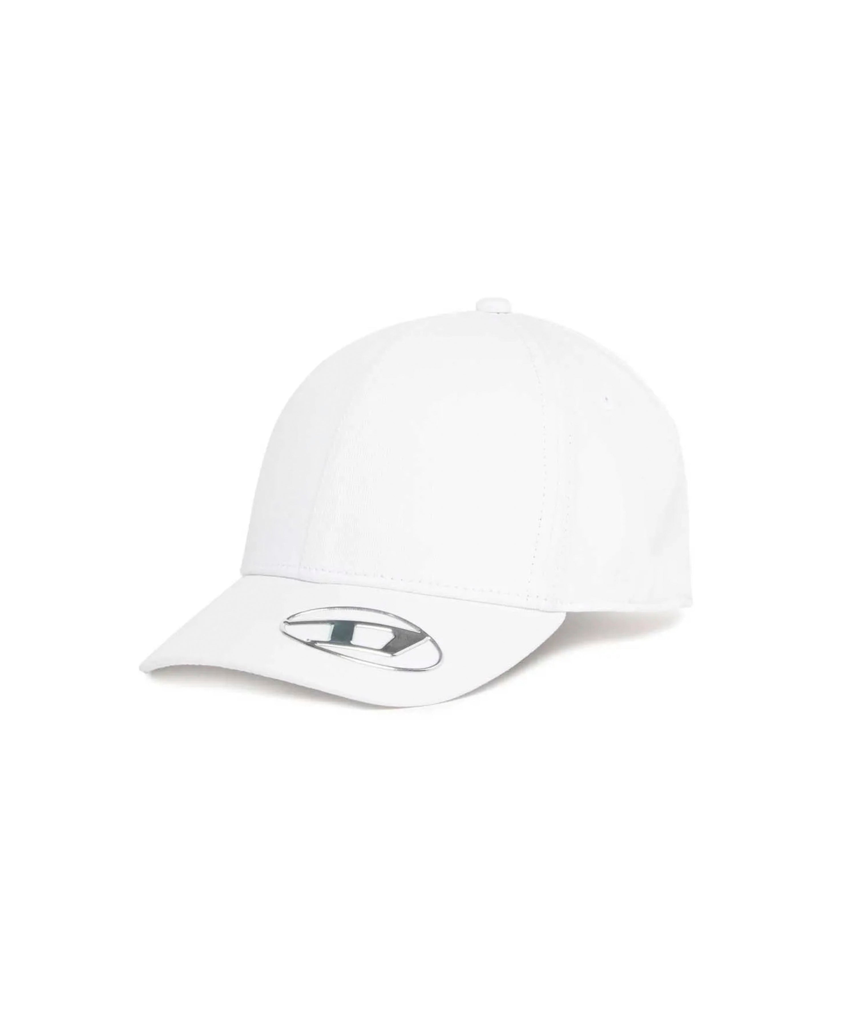 Diesel Kids Cappello Bianco con Oval D
