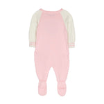 Moschino Kids Tutina rosa in Lana con Teddy Bear per Neonati