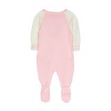 Moschino Kids Tutina rosa in Lana con Teddy Bear per Neonati