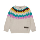 Dsquared2 Kids Maglione Avorio Fantasia Multicolor Unisex