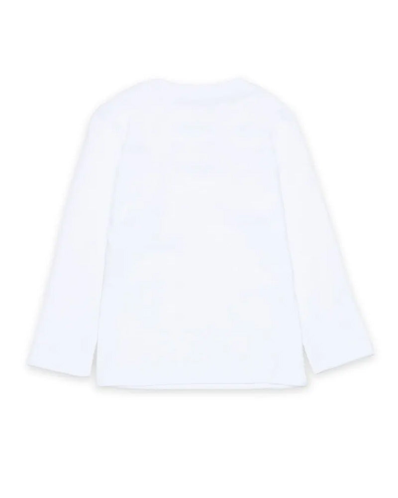 Dsquared2 Kids T-Shirt Maniche Lunghe Bianco per Neonati