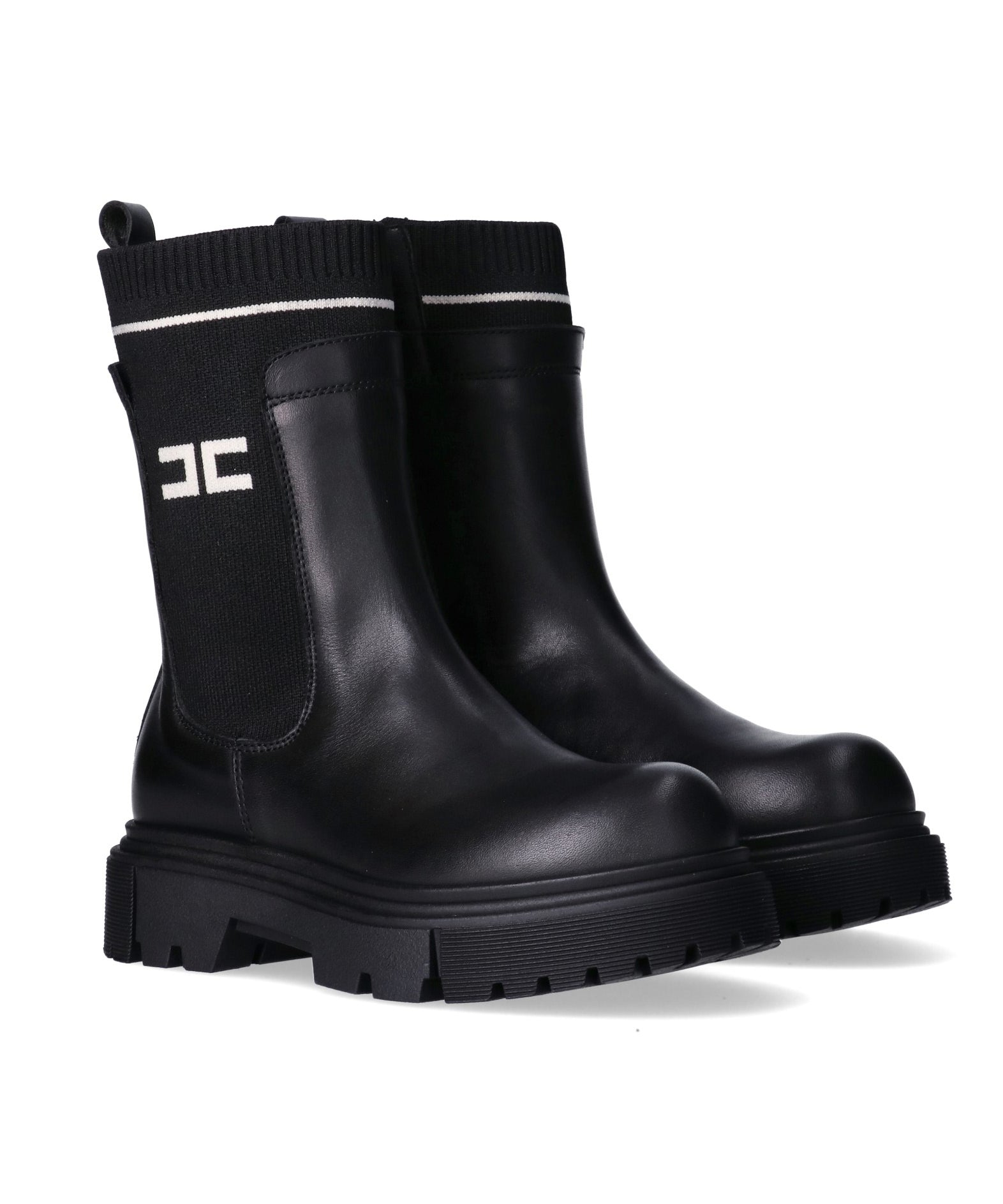 Elisabetta Franchi Kids Tronchetto Nero per Bambine