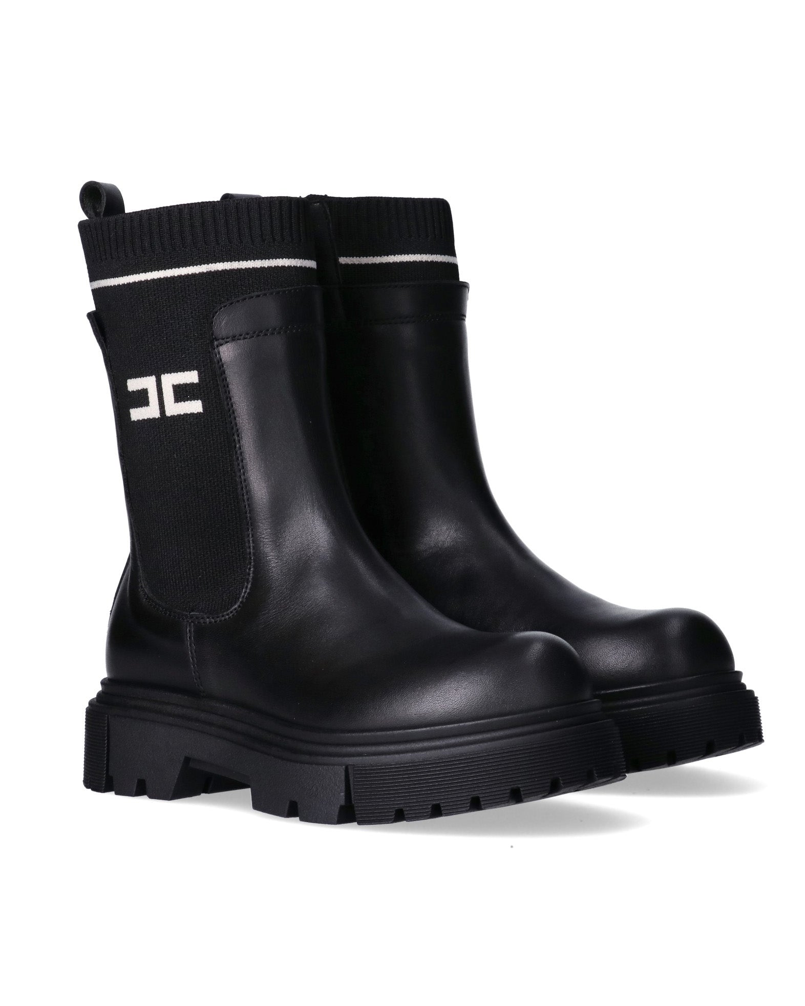 Elisabetta Franchi Kids Tronchetto Nero per Bambine