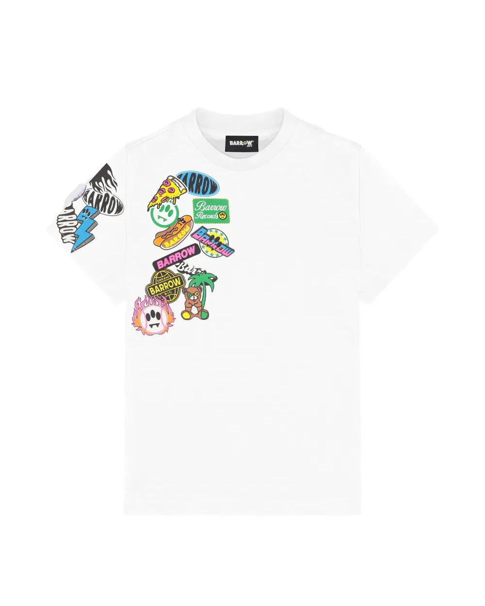 Barrow Kids T-Shirt Off-White Fantasia Stickers Unisex