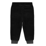 Iceberg Kids Pantaloni Joggers Neri con Patch per Neonati (retro)