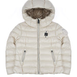 Blauer Kids Giubbino Charme junior Panna con Cappuccio per Bambine