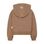 Barrow Kids Felpa con Cappuccio Beige con Mini Smile (retro)