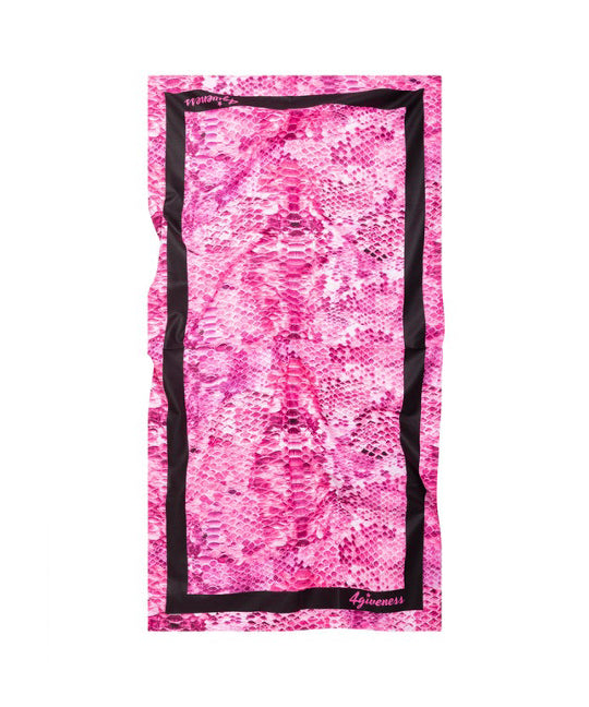 4GIVENESS Telo Mare Fantasia Rainbow Boa Fucsia