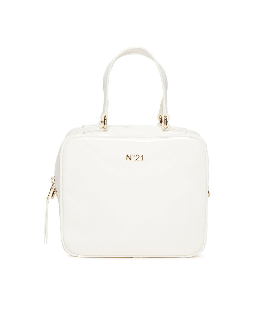 N°21 Kids Borsa Bianca con Tracolla per Bambine