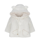 Marlù Cappottino con Cappuccio Vaniglia per Neonate