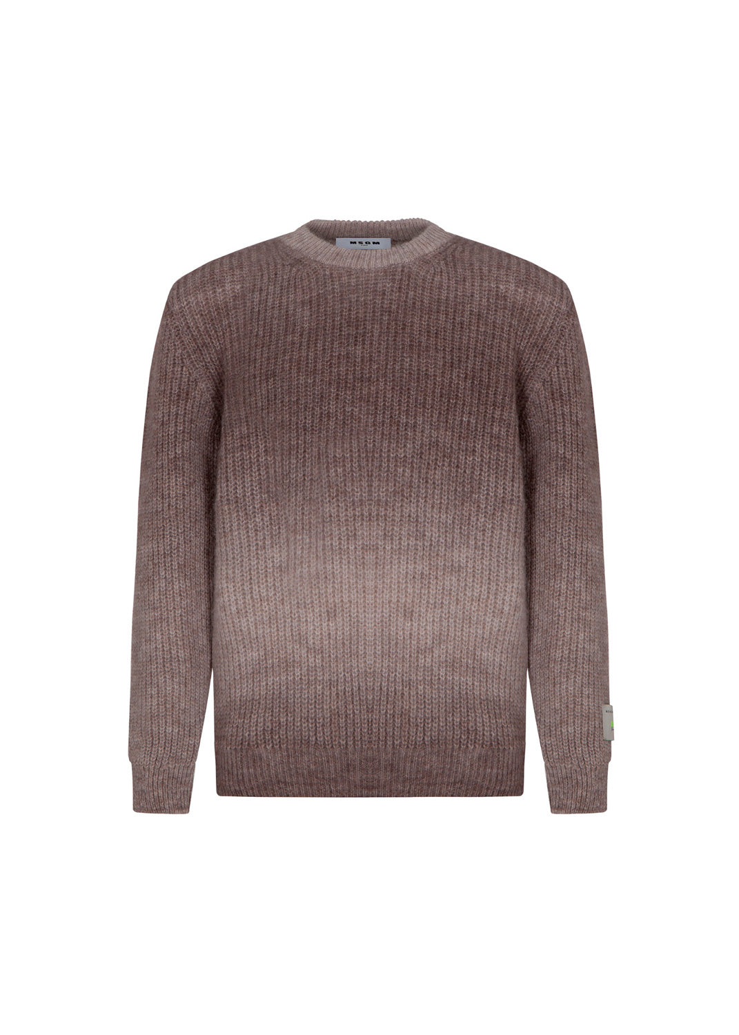 MSGM Kids Maglione Beige con Logo per Bambini