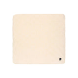 BOSS Kids Copertina Beige Bifacciale in Cotone con Orsetti Jacquard e Logo per Bambini
