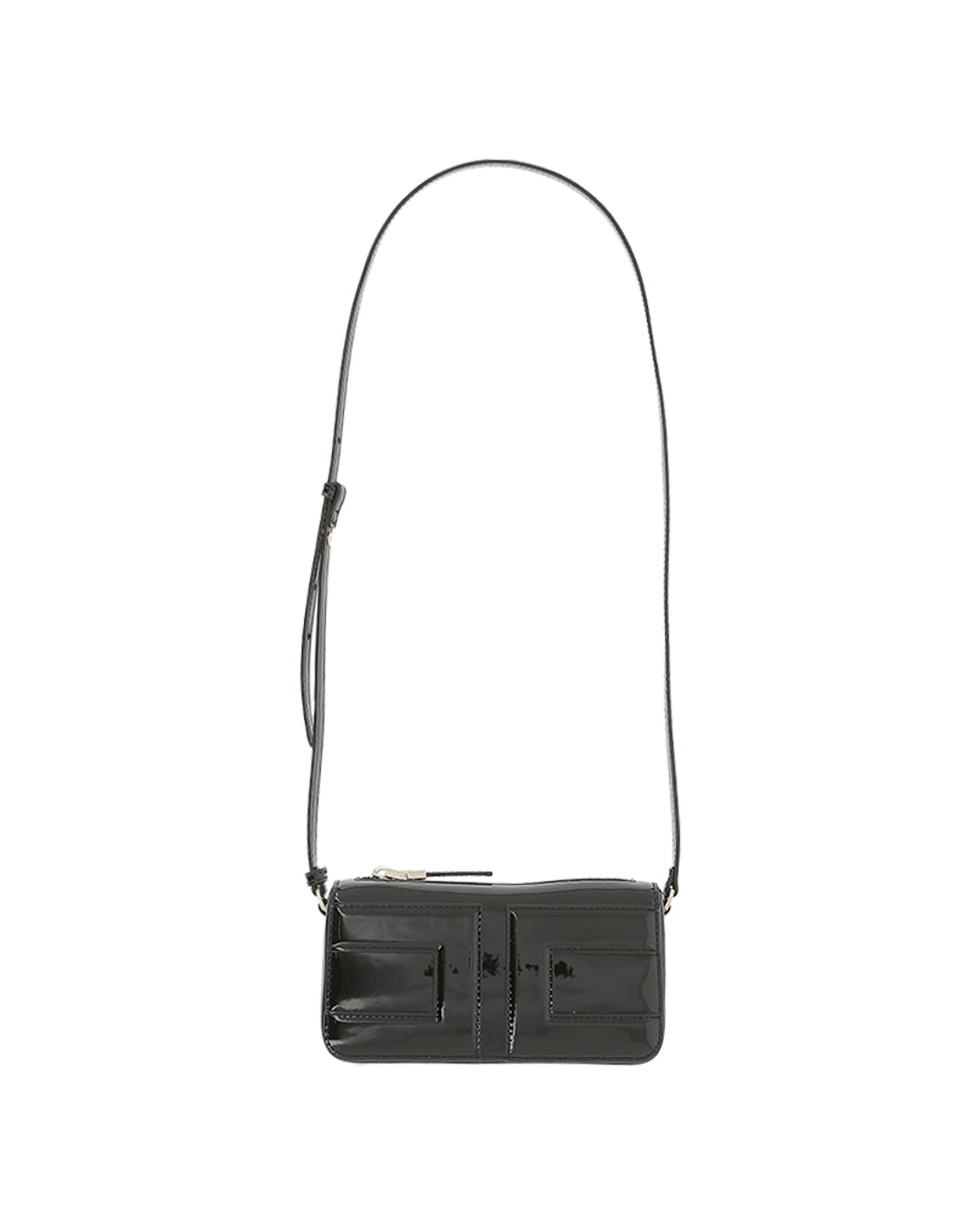 Elisabetta Franchi La Mia Bambina Borsa a Tracolla Nero con Logo per Bambine