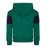 Moschino Kids Felpa Verde con Cappuccio con Logo per Bambini (retro)