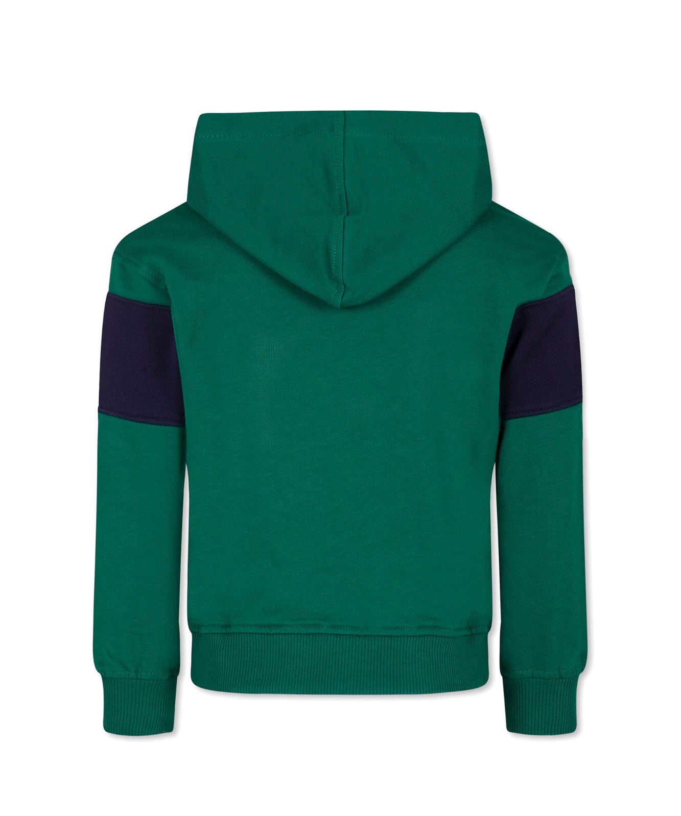 Moschino Kids Felpa Verde con Cappuccio con Logo per Bambini (retro)