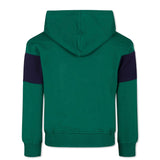 Moschino Kids Felpa Verde con Cappuccio con Logo per Bambini (retro)
