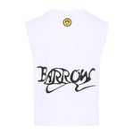 Barrow Kids Canotta Bianco Fantasia Graffiti per Bambini