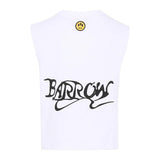 Barrow Kids Canotta Bianco Fantasia Graffiti per Bambini