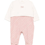 Elisabetta Franchi La Mia Bambina Completo Tutina Milk/Sunrise per Neonate